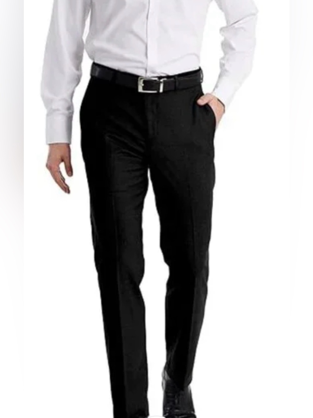 Calvin Klein Jerome  Slim Fit Black Dress Pants, 36L x 30L, NWT